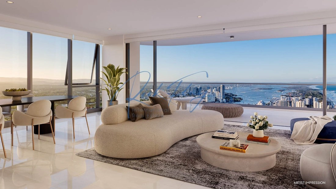 Gold Coast, Avustralya'da aydınlık 1 yatak odalı daire