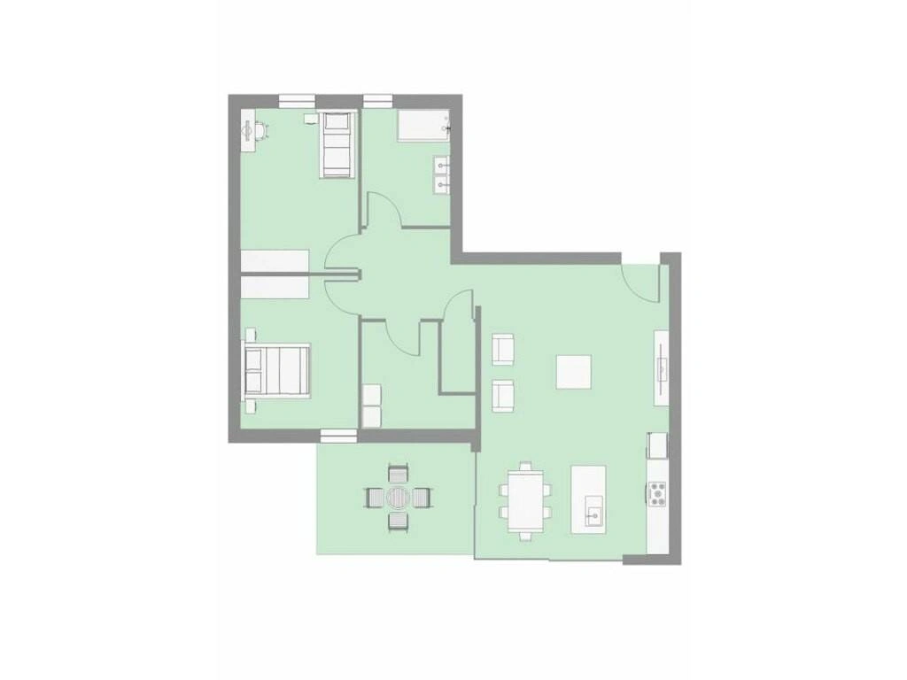 Spacious apartment 90 m2 in Namur, Belgium