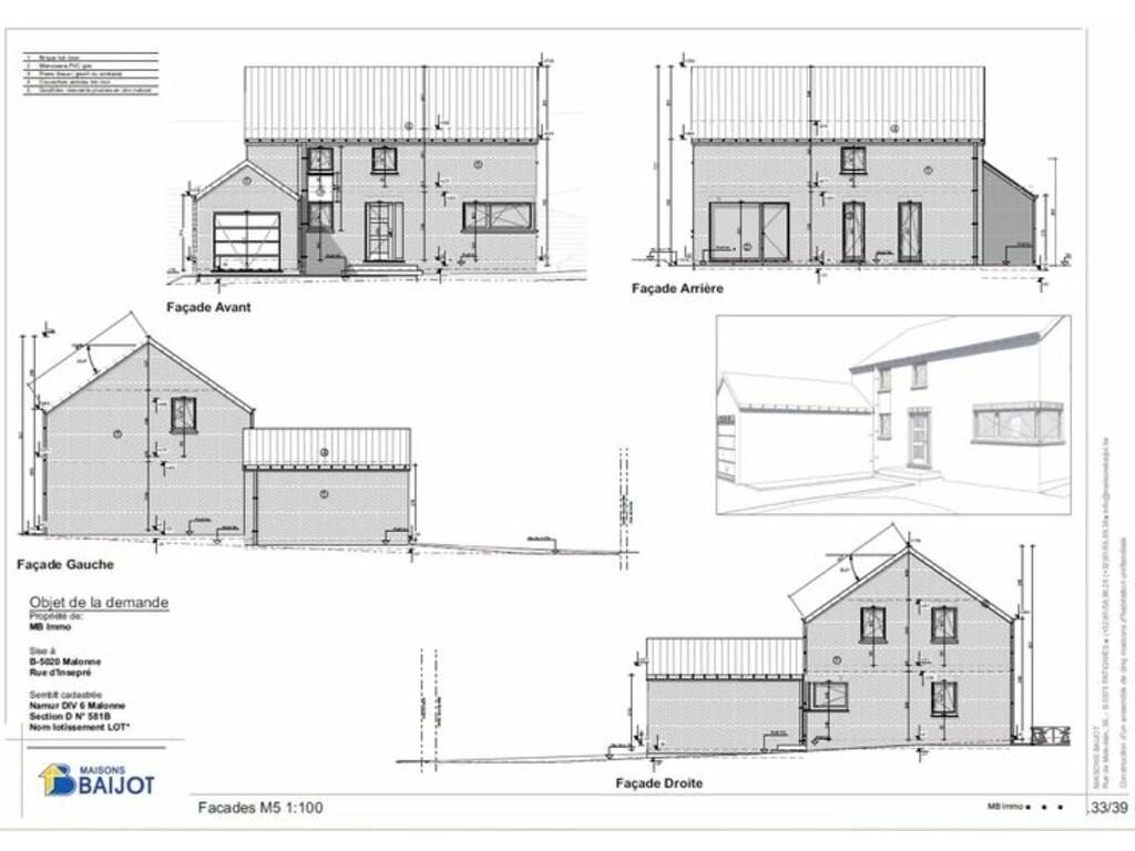 Casa impresionante de 160 m² con terraza en Namur, Bélgica