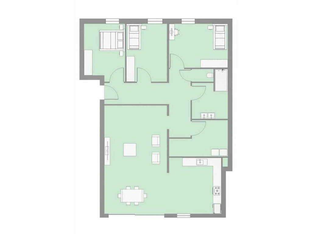 नैमूर, बेल्जियम में 126 m² का 2 बाथरूम वाला आरामदायक अपार्टमेंट