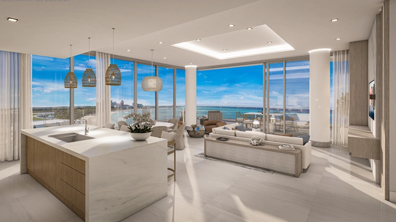 Penthouse 292 m2 with terrace in Nassau, Bahamas