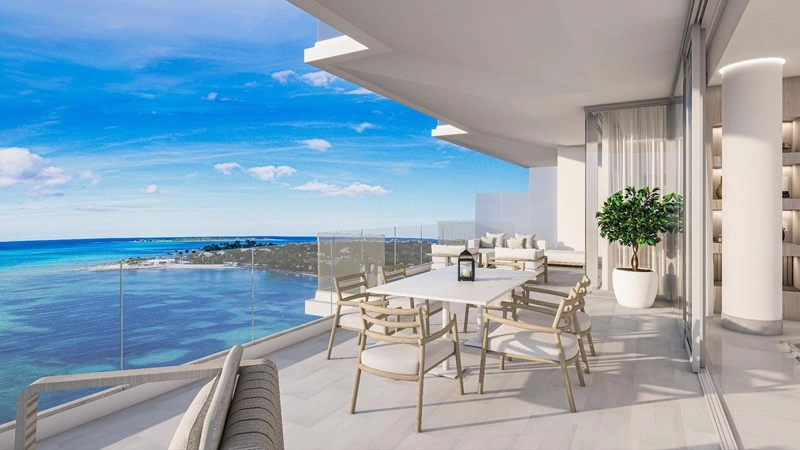 Penthouse 292 m2 with terrace in Nassau, Bahamas