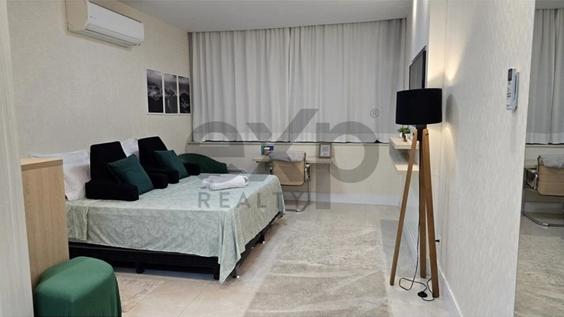 Acogedor estudio 0+1 amueblado en Río de Janeiro, Brasil.
