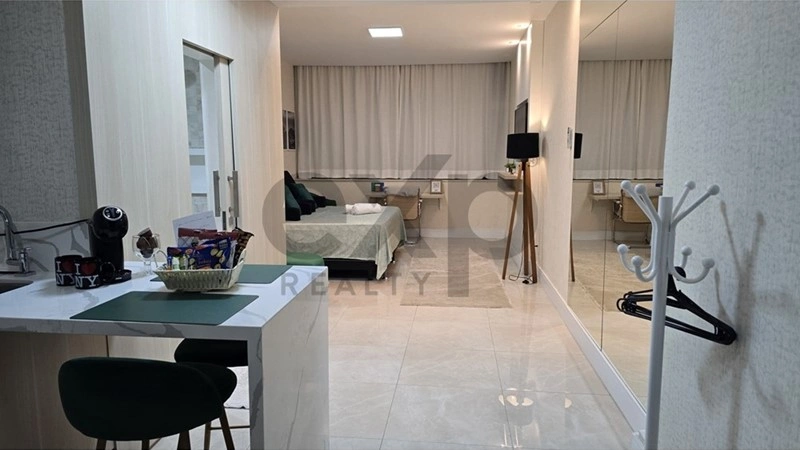 Compact studio 32 m2 in Rio de Janeiro, Brazil