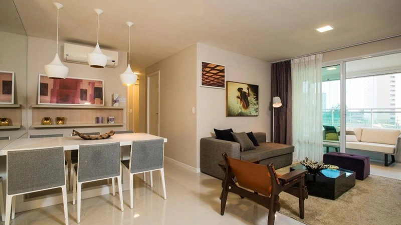 Apartment 3+1 near lake Jacarey in Fortaleza, Brazil