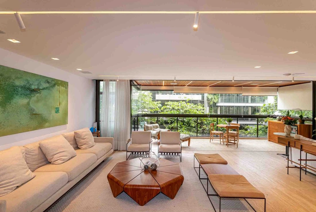 रियो डी जनेरियो, ब्राजील में 230 m2 का अपार्टमेंट, वॉक-इन क्लोसेट सहित