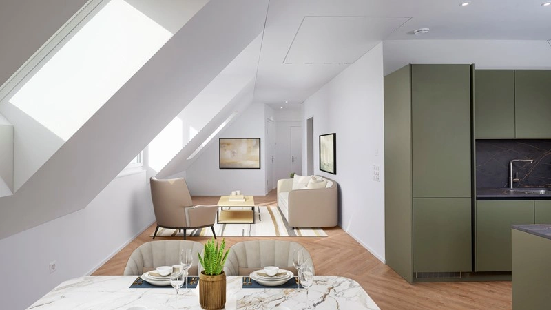Appartement meublé de 82 m² à Zurich, Suisse