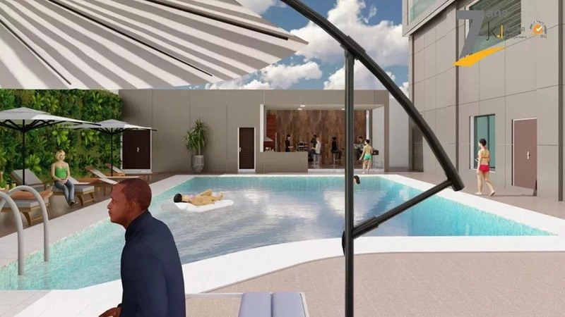 科特迪瓦阿比让 70 m² 带停车位公寓