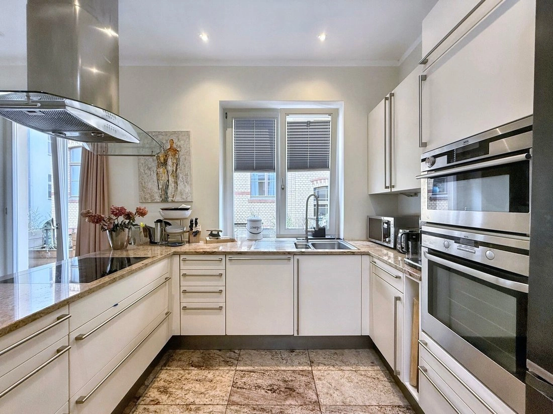 德国柏林带大庭院的住宅