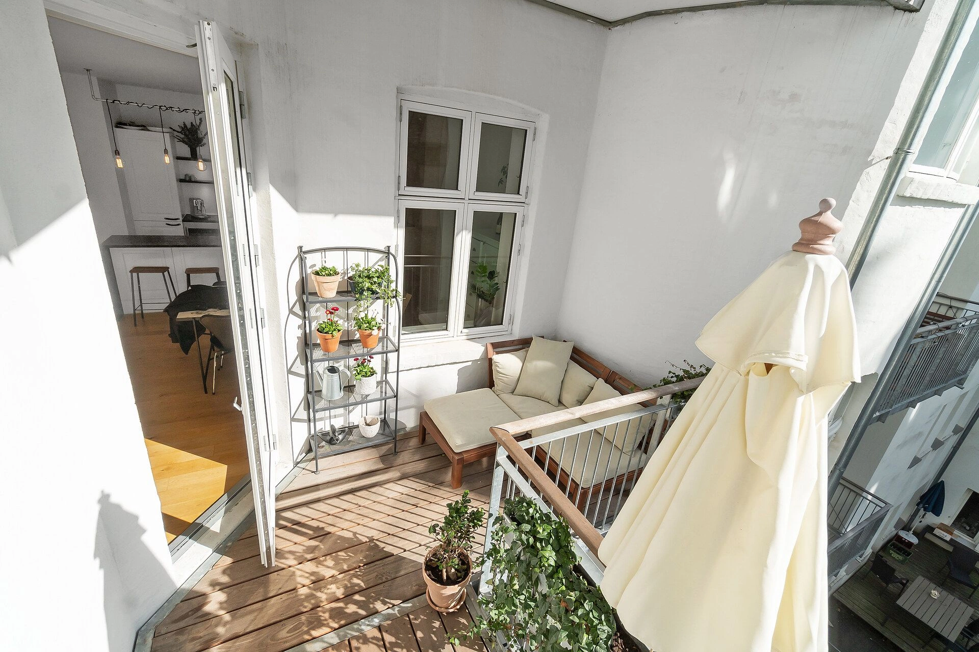 Stilvolle 102 m2 Wohnung mit Blick auf den See in Kopenhagen