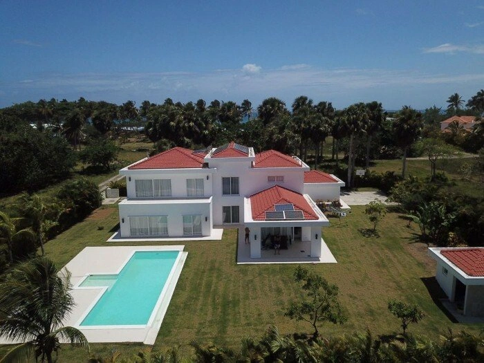 Villa 6+1 with ocean view in Cabarete, Dominican Republic