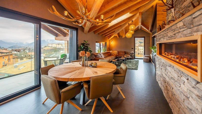 Geräumiges Penthouse 4+1 mit Meerblick, 212 m², Cavalese, Italien