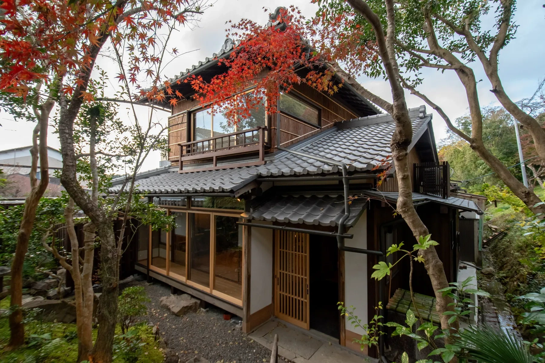 日本京都含花园的75 m2房屋