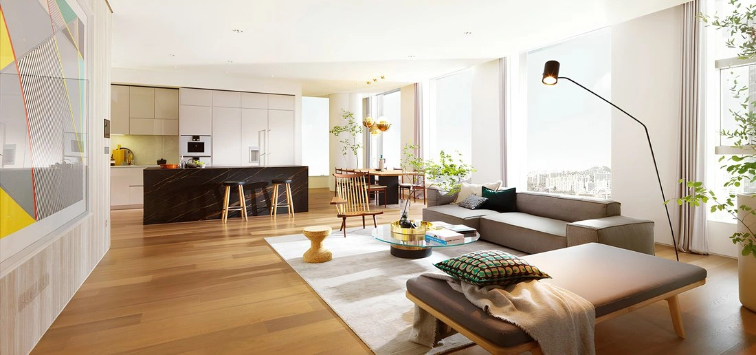 韩国首尔 334 m2 带阳台公寓