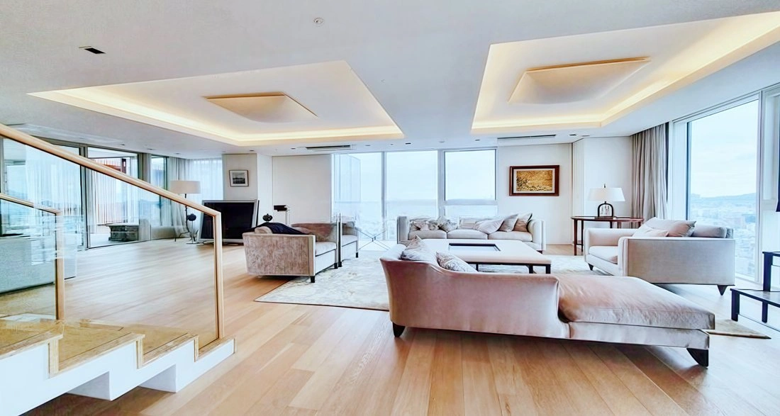 韓国ソウル オープンプール付きペントハウス 5+1