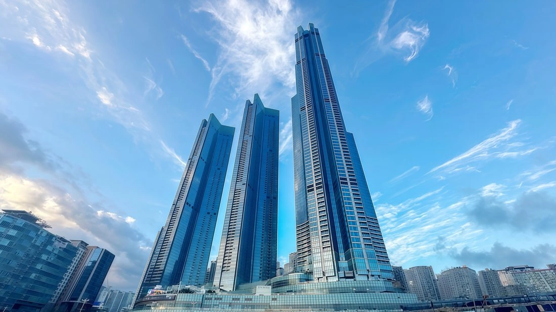 韩国釜山 带阳台的顶层公寓 245 m2