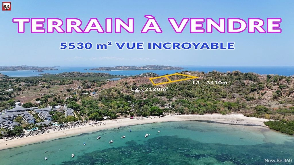Terrain spacieux de 5 530 m² à Nosy Be, Madagascar