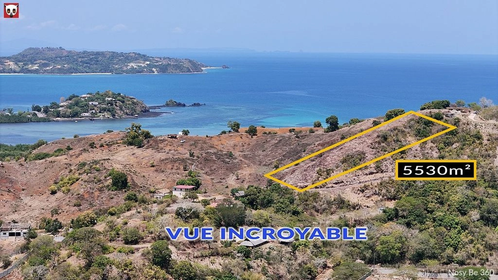 Terrain spacieux de 5 530 m² à Nosy Be, Madagascar