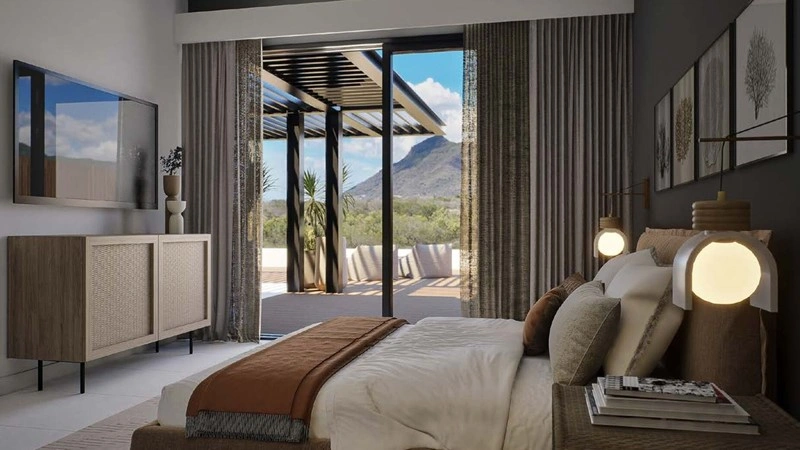 Apartamento luminoso 4+1 em Grand Rivière Noir, Mauritius