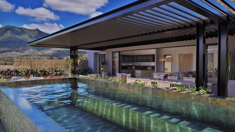 Apartamento luminoso 4+1 em Grand Rivière Noir, Mauritius