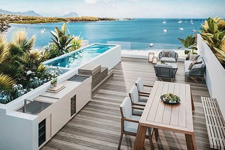 Inviting apartment 1+1 in Grand Rivière Noir, Mauritius