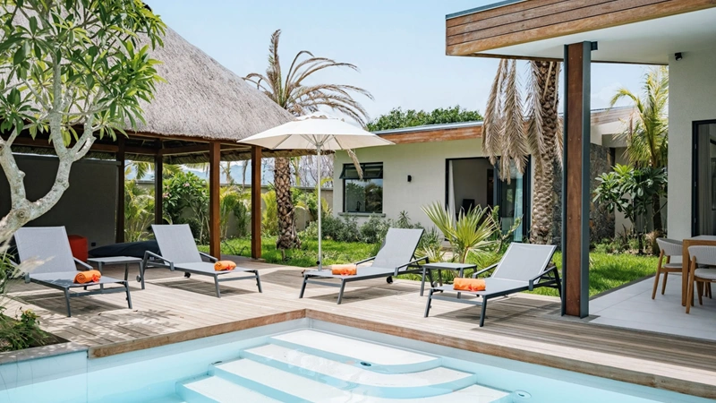 Frisch renovierte Villa 3+1 in Grand Rivière Noir, Mauritius