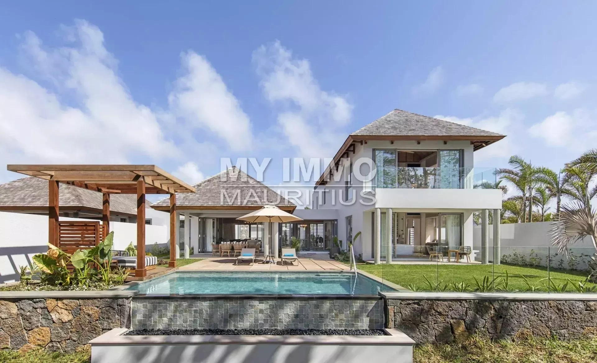 毛里求斯大港豪华四卧别墅