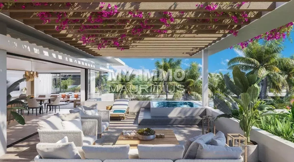 Mauritius, Grande Riviere Noire'de yeni 3 yatak odalı çatı katı daire