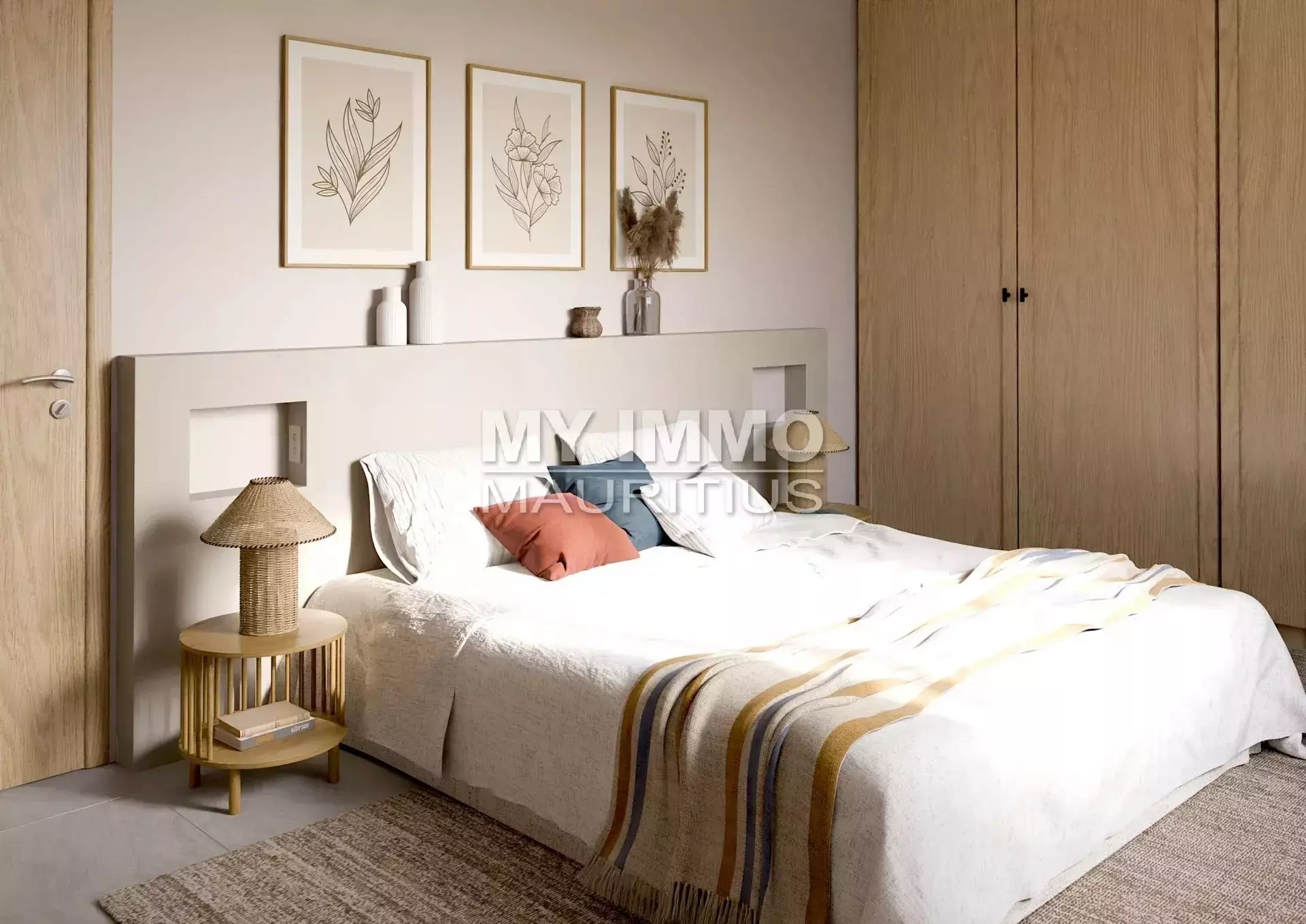 پنتهاوس سهخوابه و جادار در Trou aux Biches، موریس