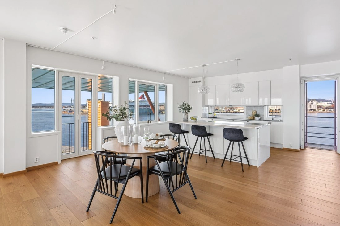 شقة جميلة بمساحة 126 m2 في المنطقة الساحلية بأوسلو، النرويج