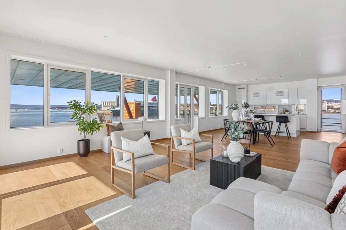 شقة جميلة بمساحة 126 m2 في المنطقة الساحلية بأوسلو، النرويج