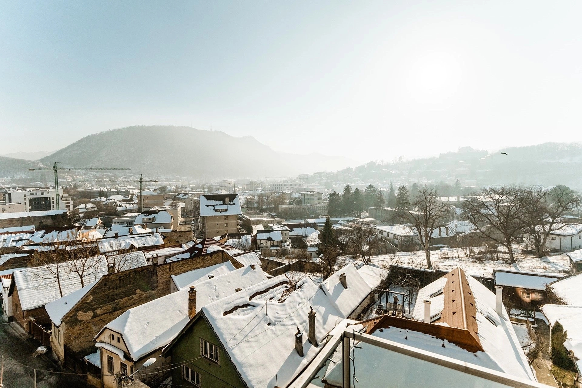 Luxurious penthouse 600 m2 with panoramic views of the mountains and the city of Brasov