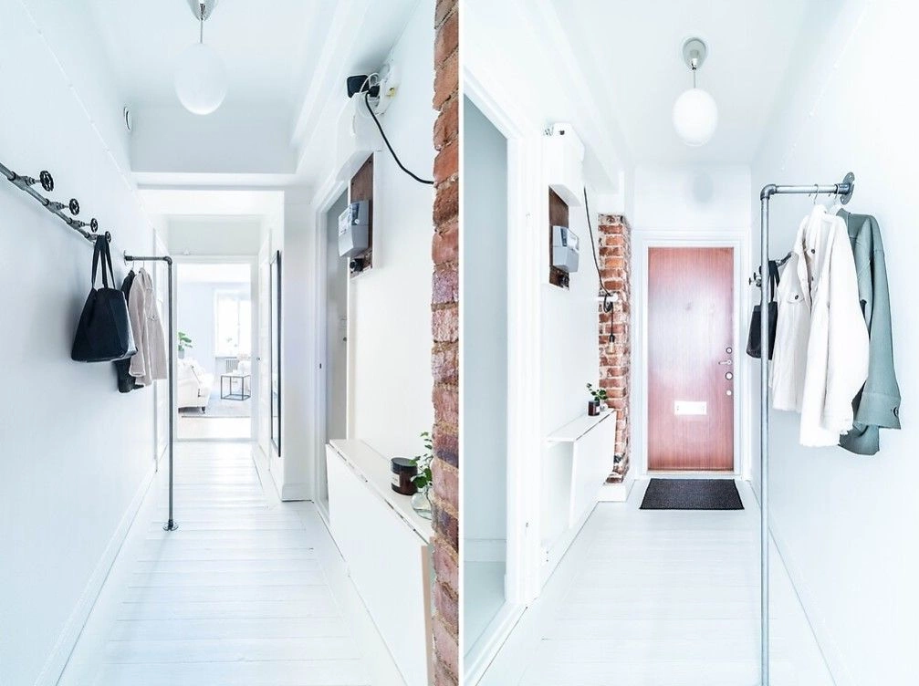 स्टॉकहोम, स्वीडन में उजला अपार्टमेंट, आरामदायक लेआउट के साथ