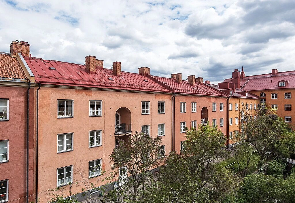 Okul yakınında şık 3+1 daire Stockholm'de