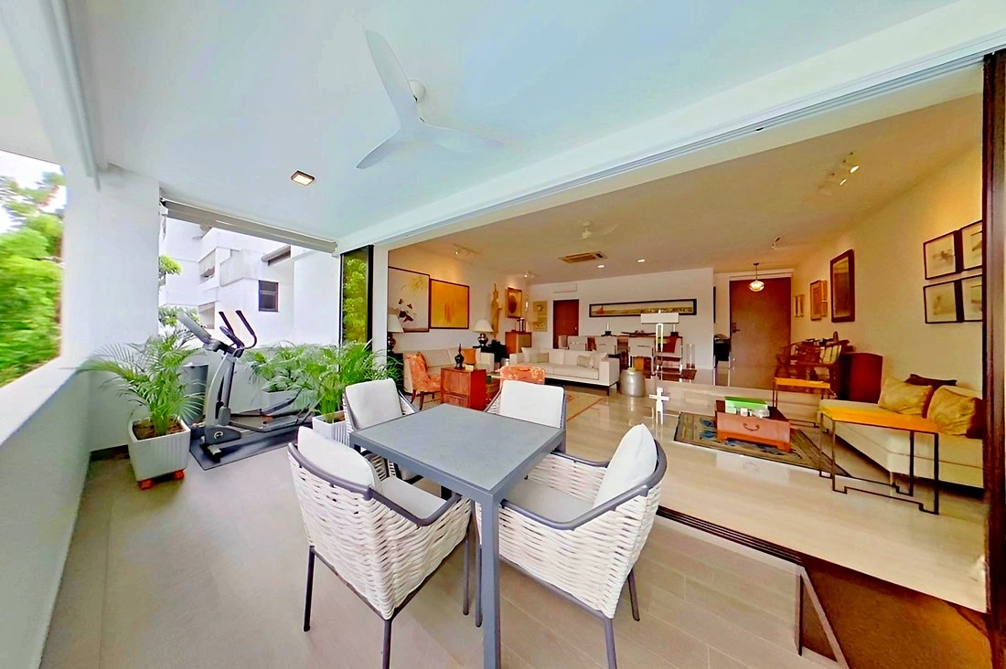 شقة بمساحة 256 m2 مع شرفة في مدينة سنغافورة، سنغافورة