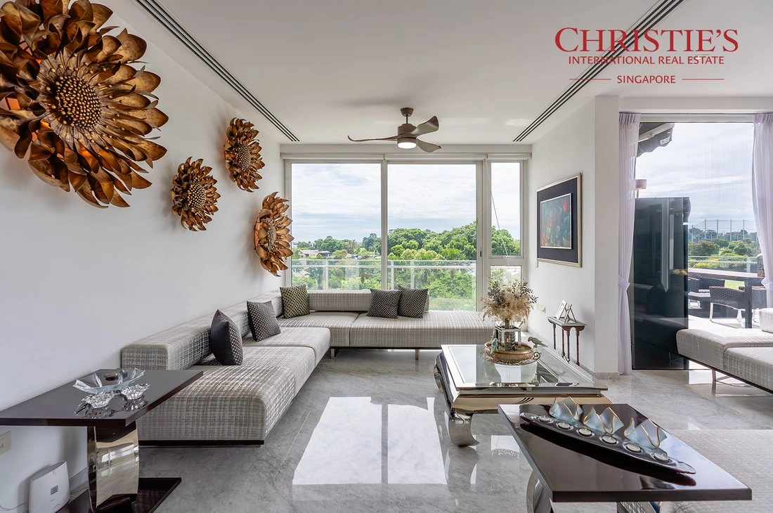 位于新加坡 Sentosa 的带花园顶层公寓