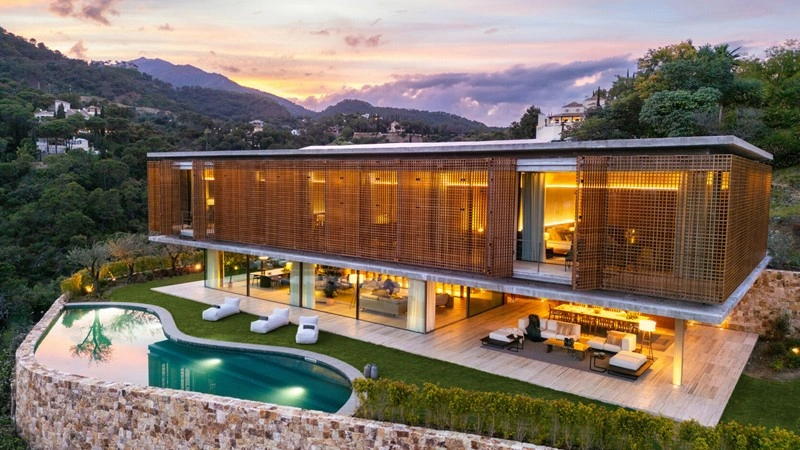 Marbella, İspanya'da 1163 m²'lik özel villa