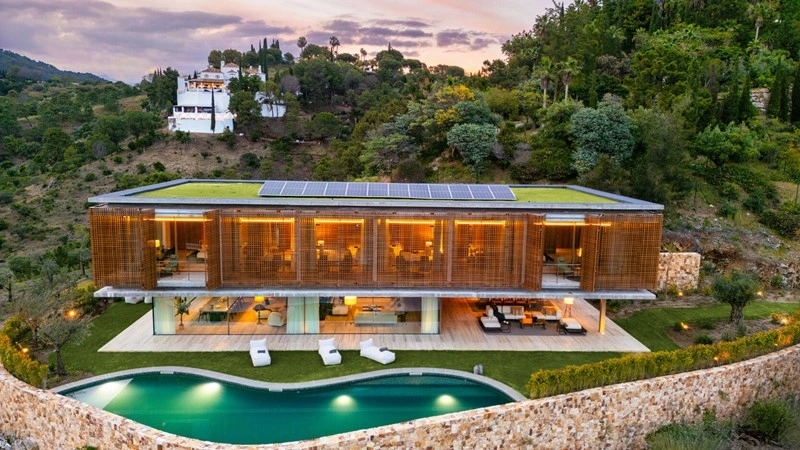 Marbella, İspanya'da 1163 m²'lik özel villa
