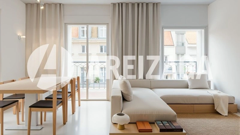 सैन सेबेस्टियन, स्पेन में आरामदायक 60 वर्ग मीटर का अपार्टमेंट