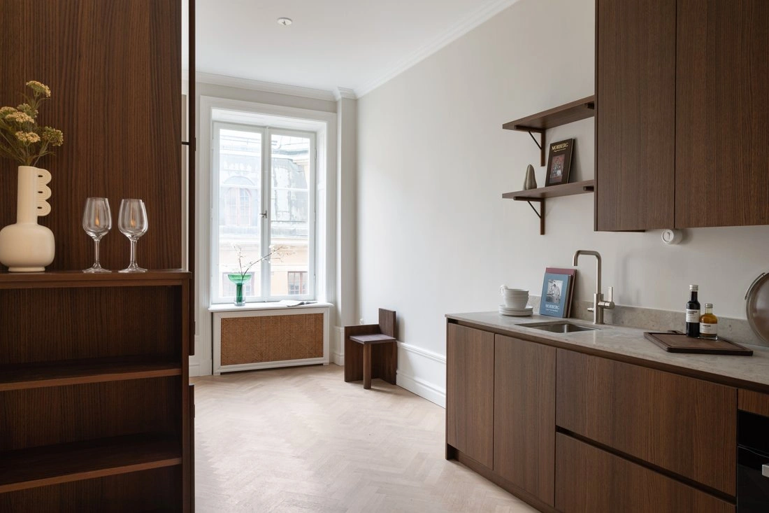 Stockholm, İsveç'te yenilenmiş 2+1 daire