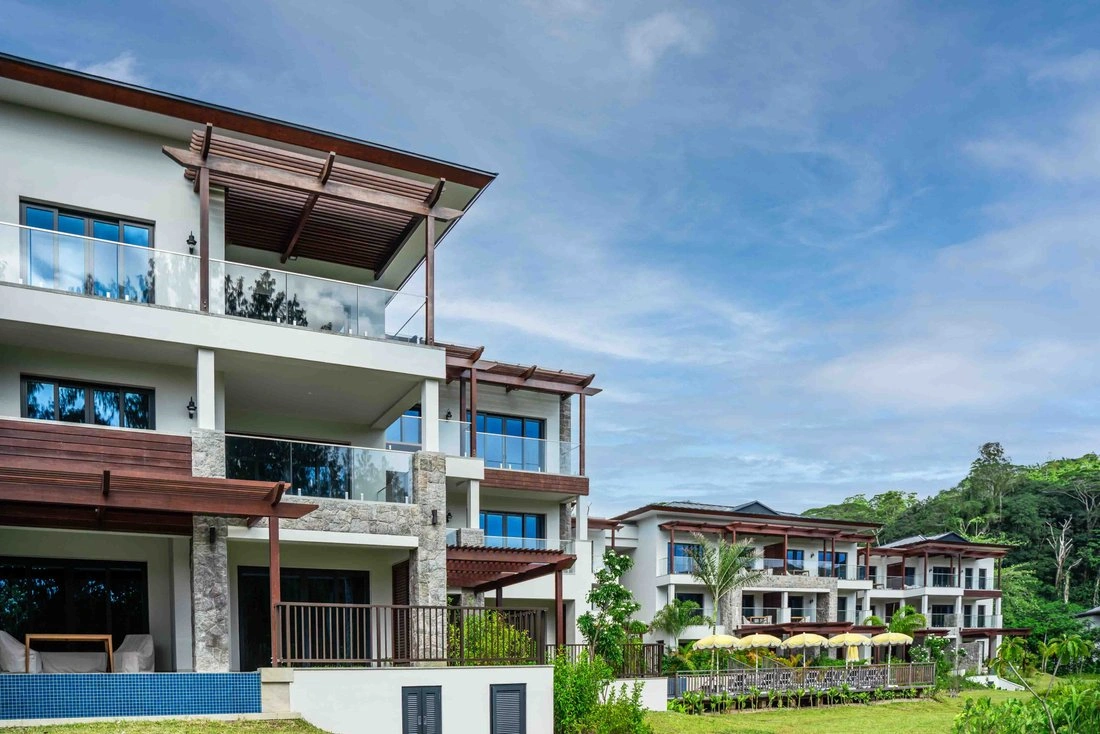 Helle Wohnung, 89 m² auf den Seychellen