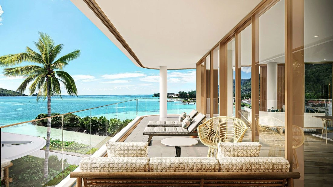 شقة مضيئة في ماهي، سيشيل