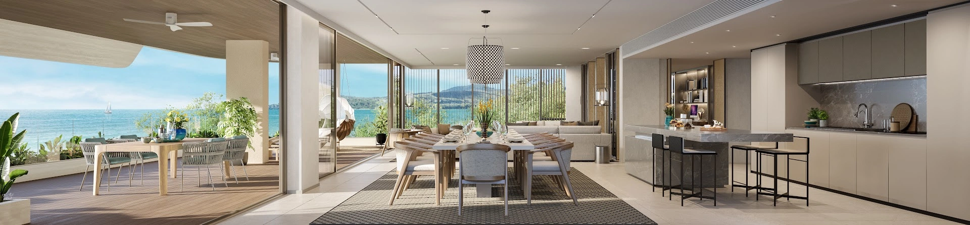 फुकेत, थाईलैंड में समुद्र का नज़ारा वाला पेंटहाउस