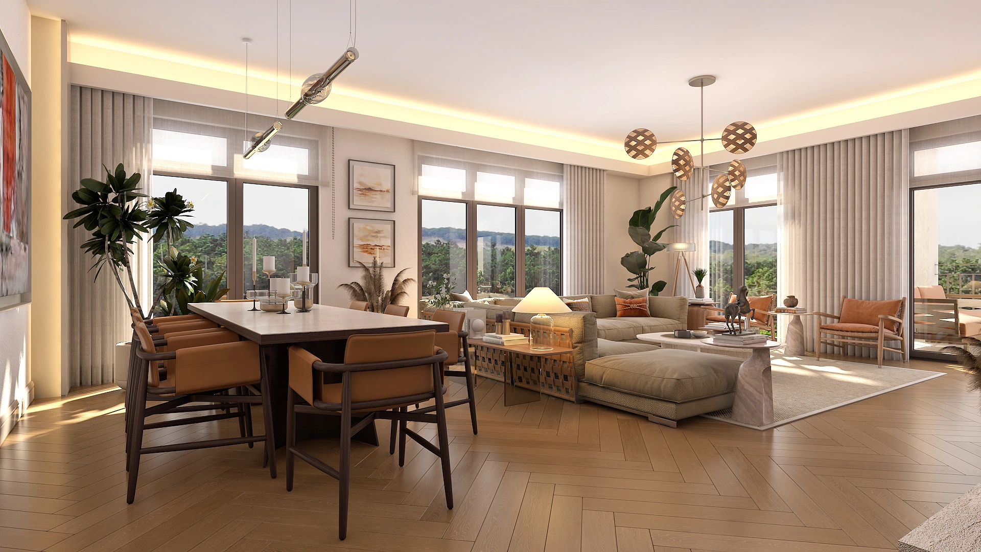 شقة فاخرة مع بستان في إسطنبول، تركيا