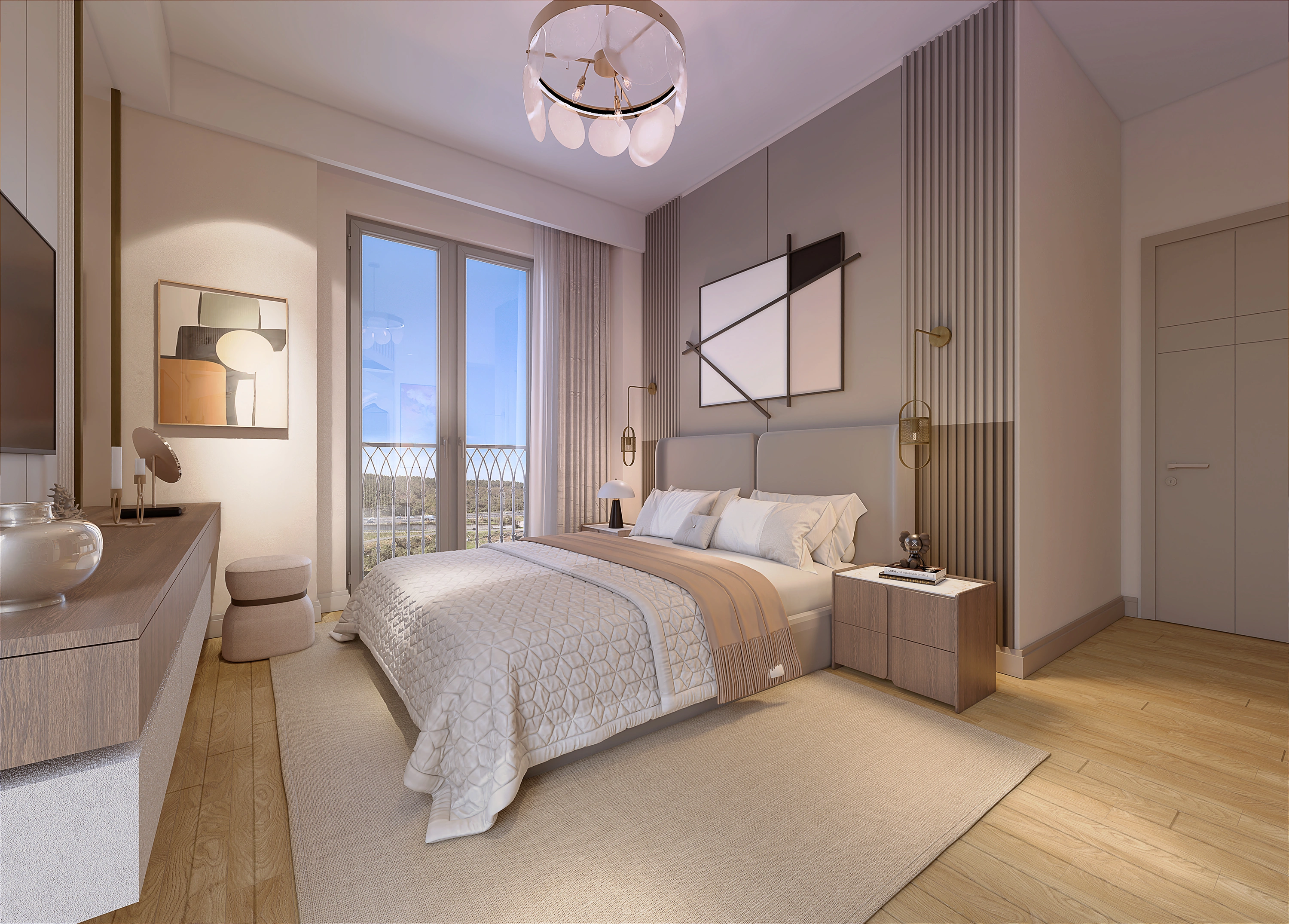 شقة حديثة بإطلالة بانورامية في إسطنبول، تركيا