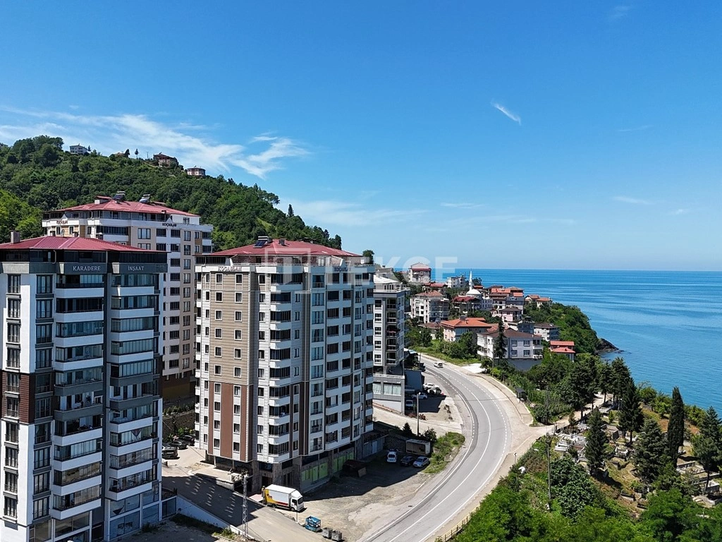 Apartamento luminoso de 3 quartos em Trabzon, Turquia