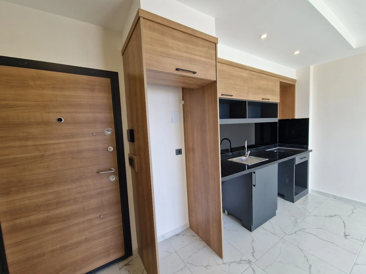 अलान्या में खुला पूल वाला 45 m2 अपार्टमेंट