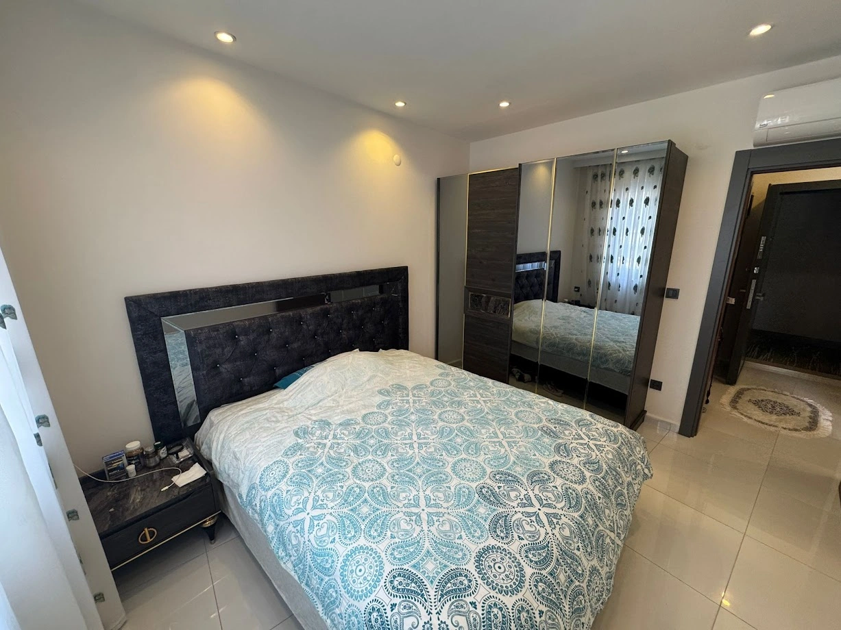 अलान्या, तुर्की में बास्केटबॉल कोर्ट के साथ 1+1 अपार्टमेंट