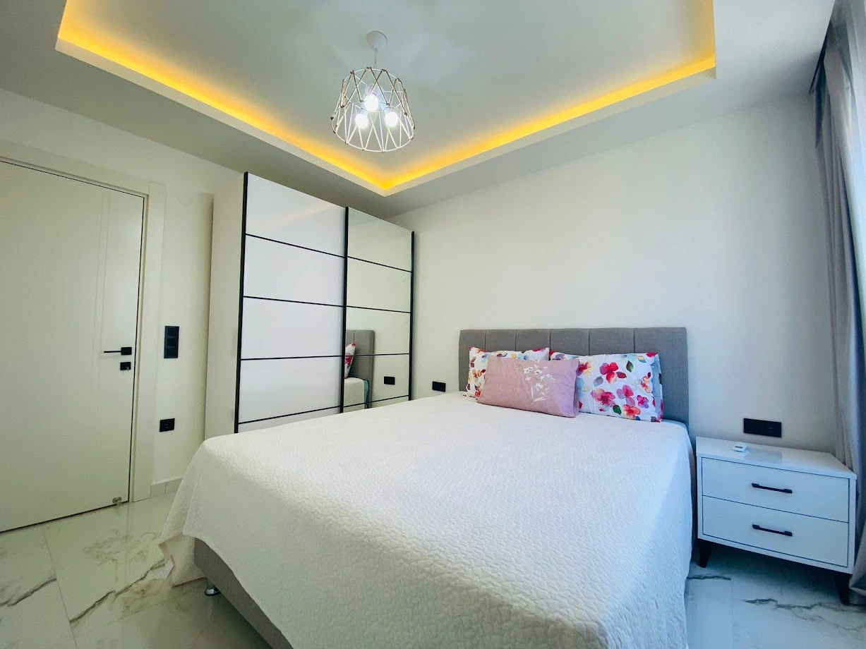 एयर कंडीशनर और सौना के साथ 1+1 अपार्टमेंट — अलान्या