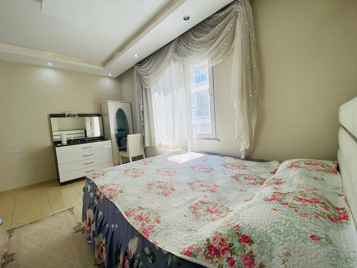 अलान्या, तुर्की में फर्निश्ड 2-बेडरूम अपार्टमेंट